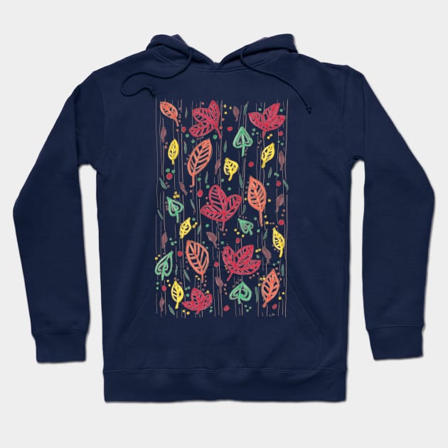 Skeleton Leaves Hoodie by LauraKatMax